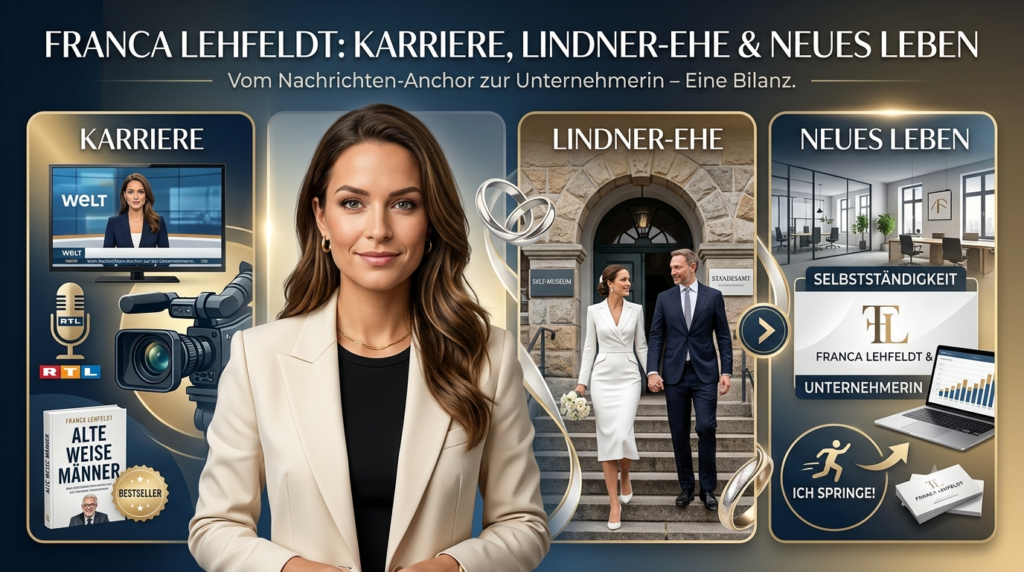Franca Lehfeldt: Karriere, Lindner-Ehe & neues Leben franca lehfeldt
